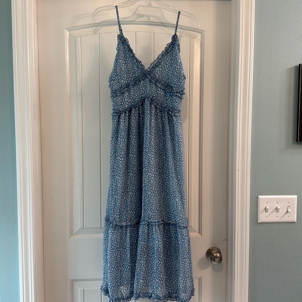Amazon spaghetti strap cheetah print dress